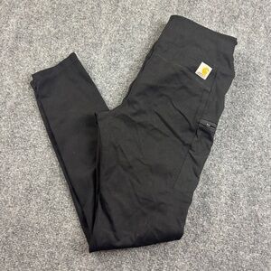 CARHARTT Women’s Black Fitted Utility Cargo Leggings size: XS - 0/2 Regular